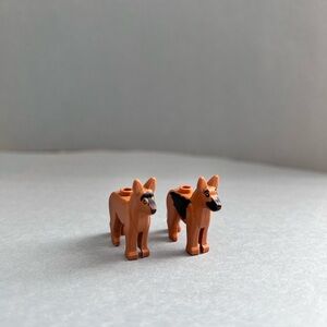 Lego Animal German Shepherd Dog Minifigure Bundle